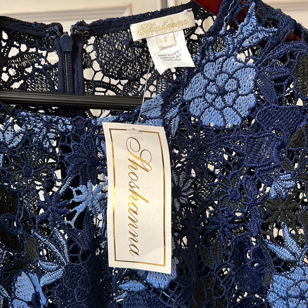 Shoshanna Size 2 Blue Dress - Picture 3 of 5